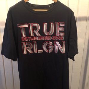 True Religion Black Graphic Tee